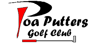 This is the logo for the Poa Putters Golf Club
